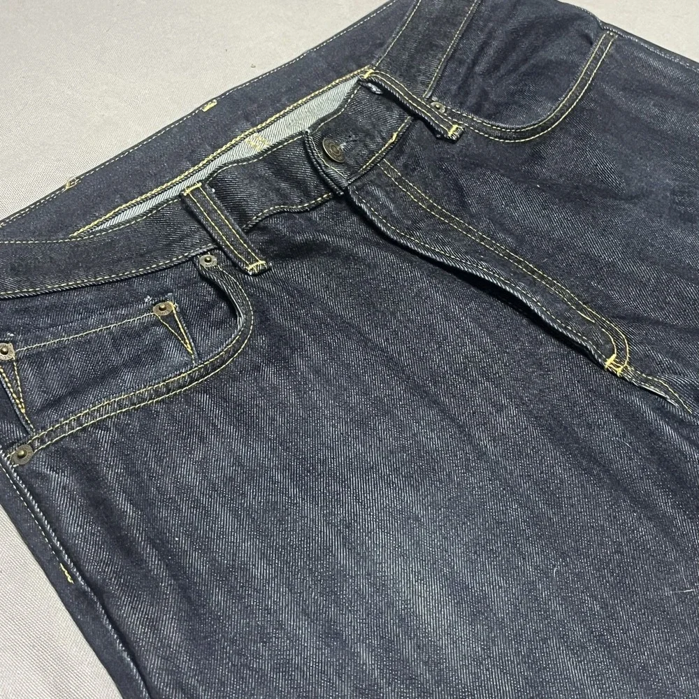 Edwin Japan Denim Jeans Akita Tapered 35Wx30L No 404 EIN4098 Blue Selvage